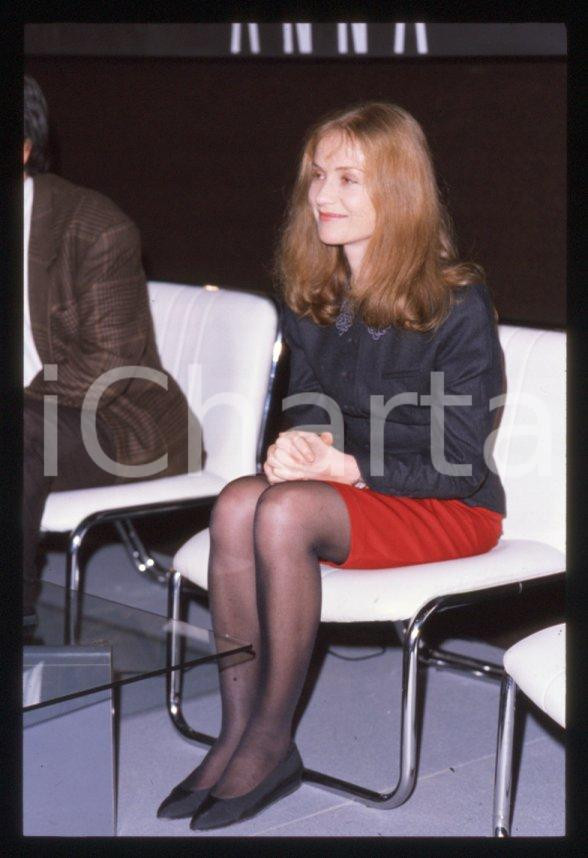 Fotografia d epoca originale 1988 Isabelle HUPPERT Proiezione UN AFFARE DI DONNE 35 mm vintage slide 10 1