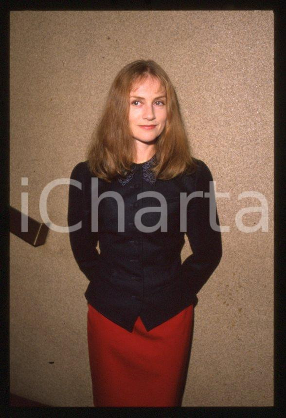 Fotografia d epoca originale 1988 Isabelle HUPPERT Proiezione UN AFFARE DI DONNE 35 mm vintage slide 12 1