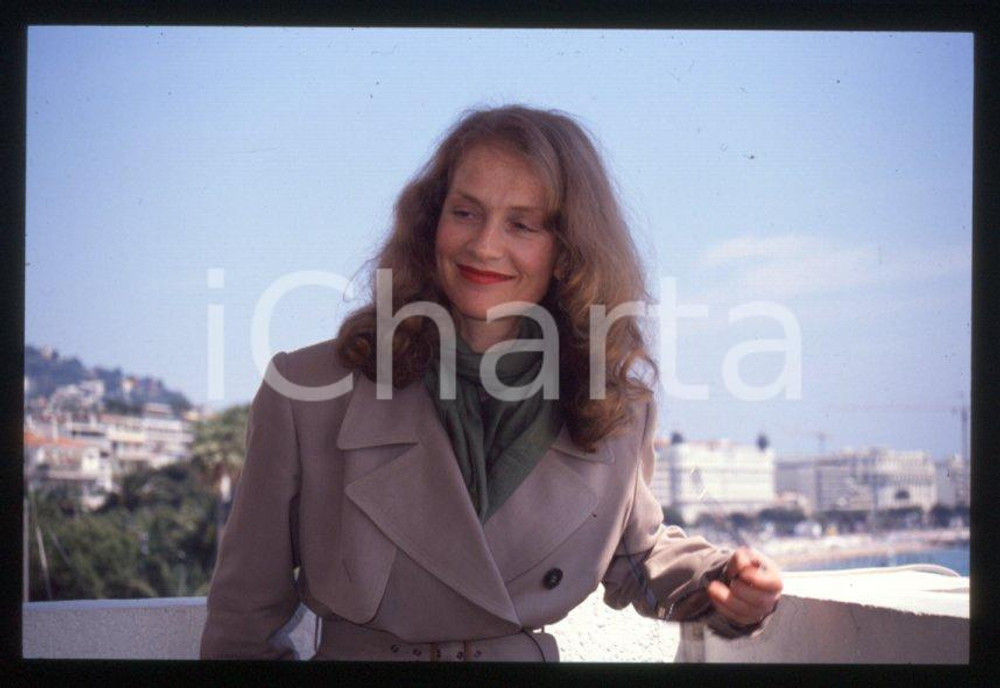 Fotografia d epoca originale 1995 ca Isabelle HUPPERT Festival di CANNES 35 mm vintage slide 3 1
