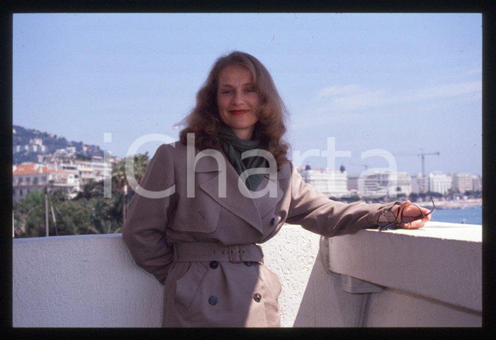 Fotografia d epoca originale 1995 ca Isabelle HUPPERT Festival di CANNES 35 mm vintage slide 4 1