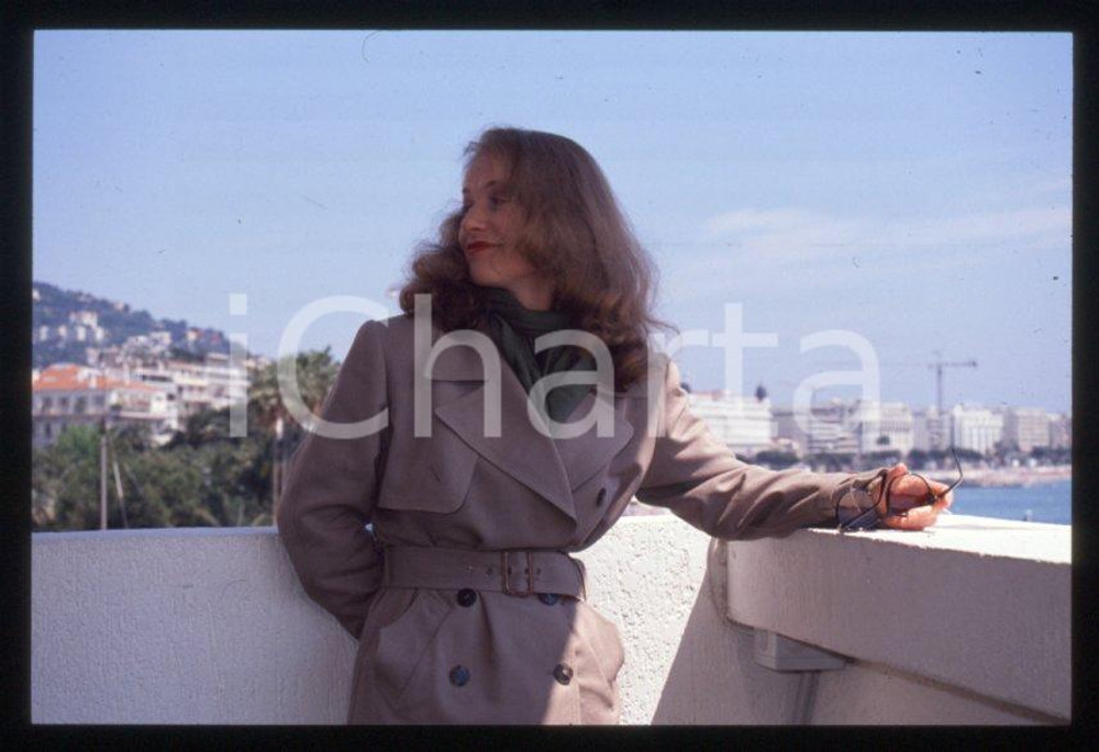 Fotografia d epoca originale 1995 ca Isabelle HUPPERT Festival di CANNES 35 mm vintage slide 6 1