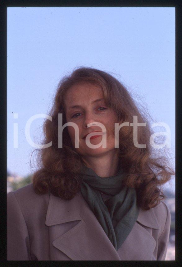 Fotografia d epoca originale 1995 ca Isabelle HUPPERT Festival di CANNES 35 mm vintage slide 9 1