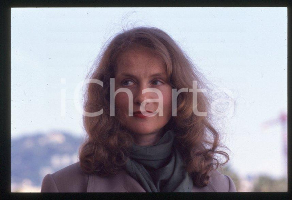 Fotografia d epoca originale 1995 ca Isabelle HUPPERT Festival di CANNES 35 mm vintage slide 11 1