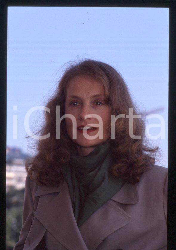 Fotografia d epoca originale 1995 ca Isabelle HUPPERT Festival di CANNES 35 mm vintage slide 14 1