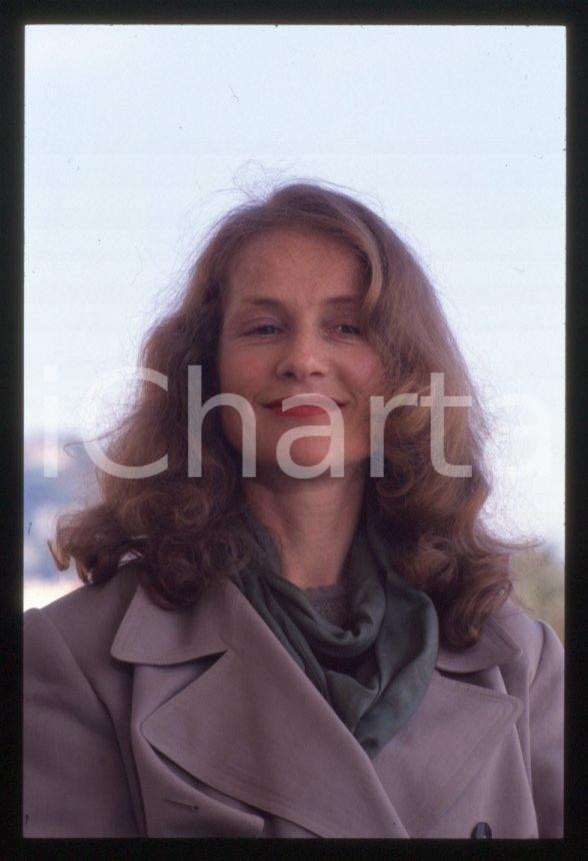 Fotografia d epoca originale 1995 ca Isabelle HUPPERT Festival di CANNES 35 mm vintage slide 13 1