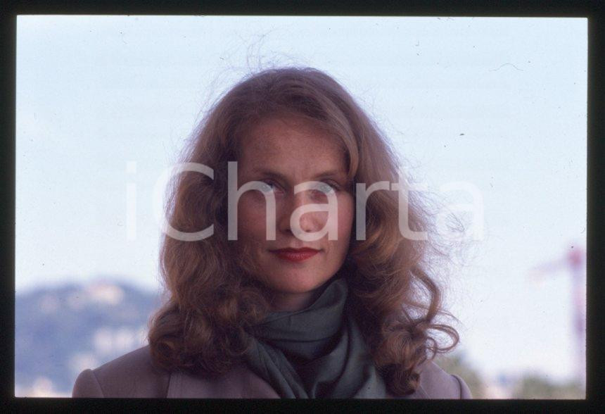 Fotografia d epoca originale 1995 ca Isabelle HUPPERT Festival di CANNES 35 mm vintage slide 21 1