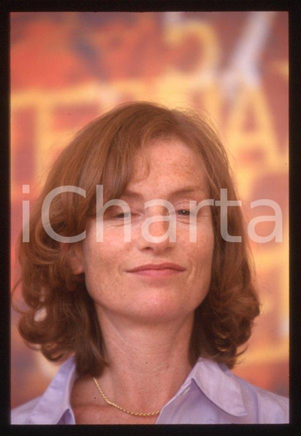 Fotografia d epoca originale 2000 Isabelle HUPPERT 57 Mostra del cinema VENEZIA 35 mm vintage slide 10 1