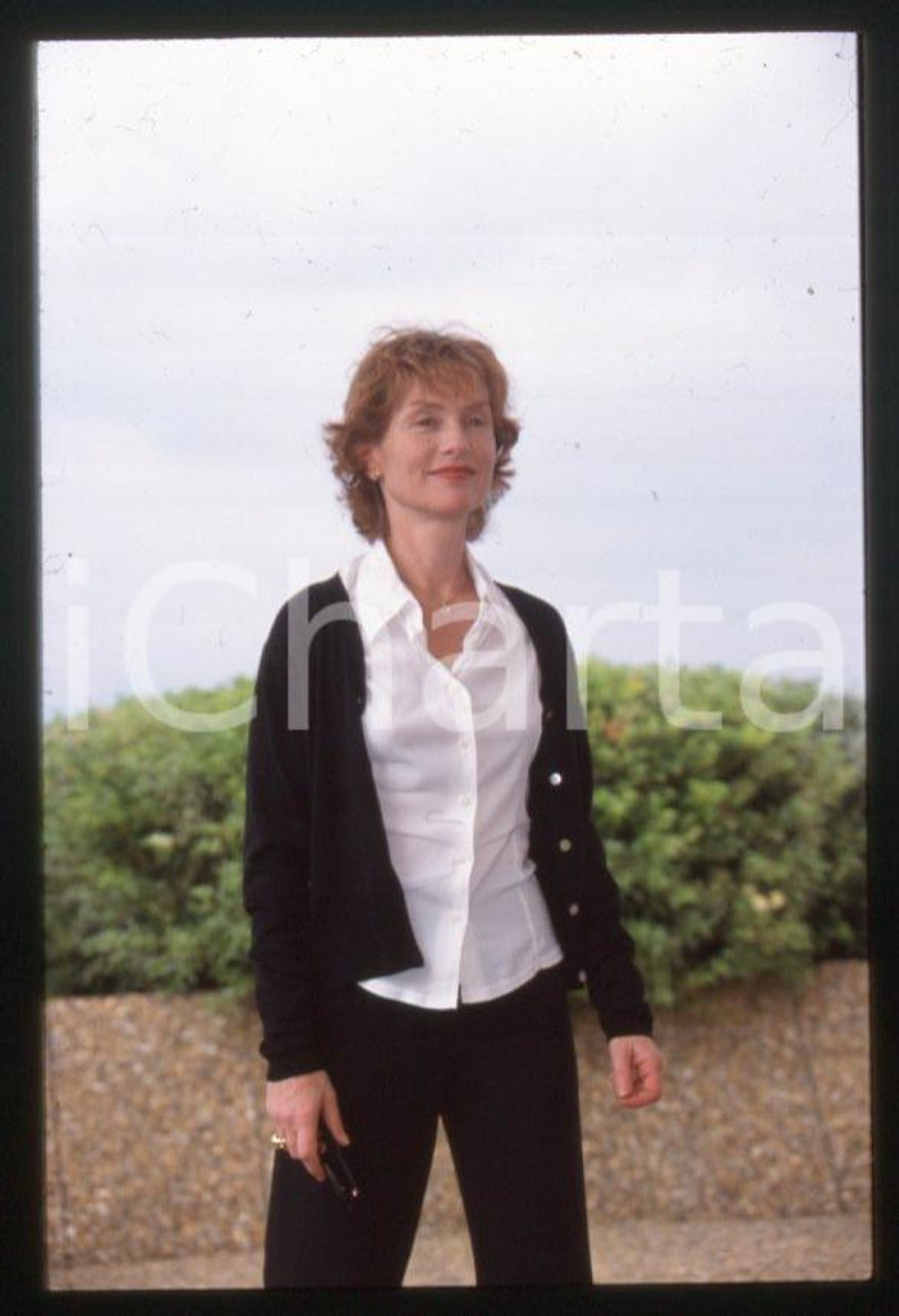 Fotografia d epoca originale 1998 Isabelle HUPPERT Festival CANNES 35 mm vintage slide 4 1