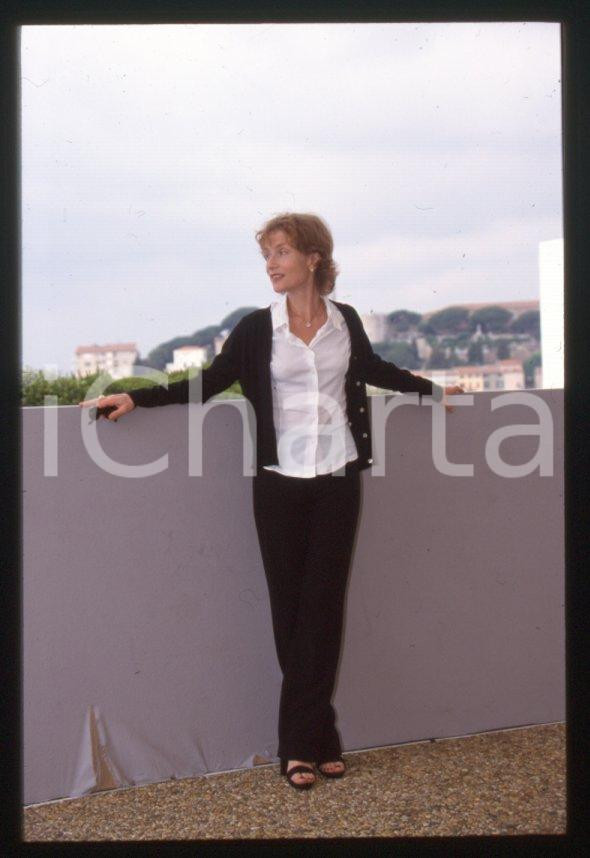 Fotografia d epoca originale 1998 Isabelle HUPPERT Festival CANNES 35 mm vintage slide 3 1