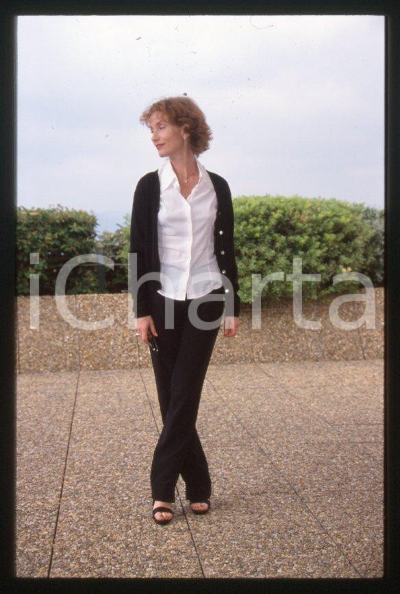 Fotografia d epoca originale 1998 Isabelle HUPPERT Festival CANNES 35 mm vintage slide 8 1
