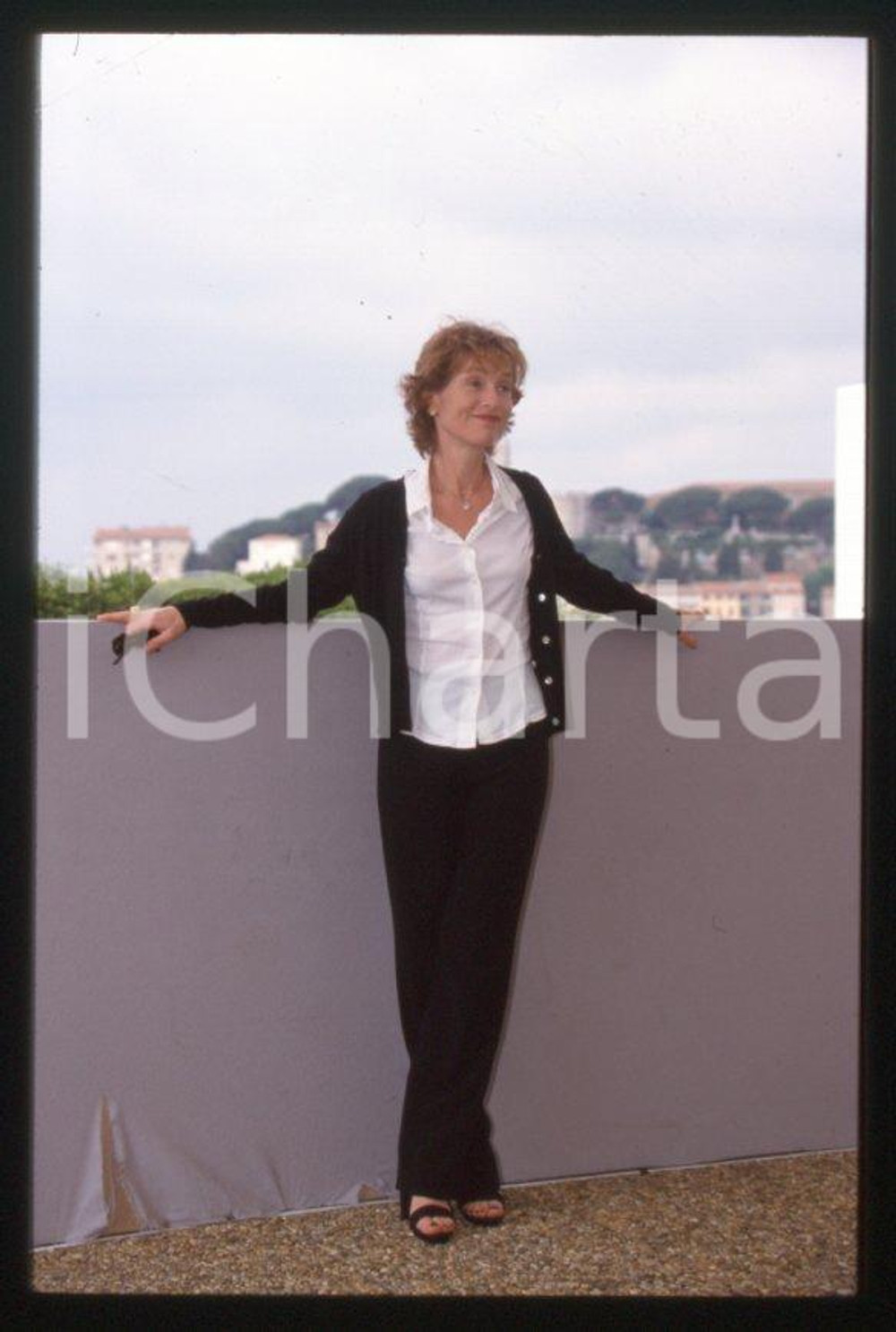 Fotografia d epoca originale 1998 Isabelle HUPPERT Festival CANNES 35 mm vintage slide 9 1