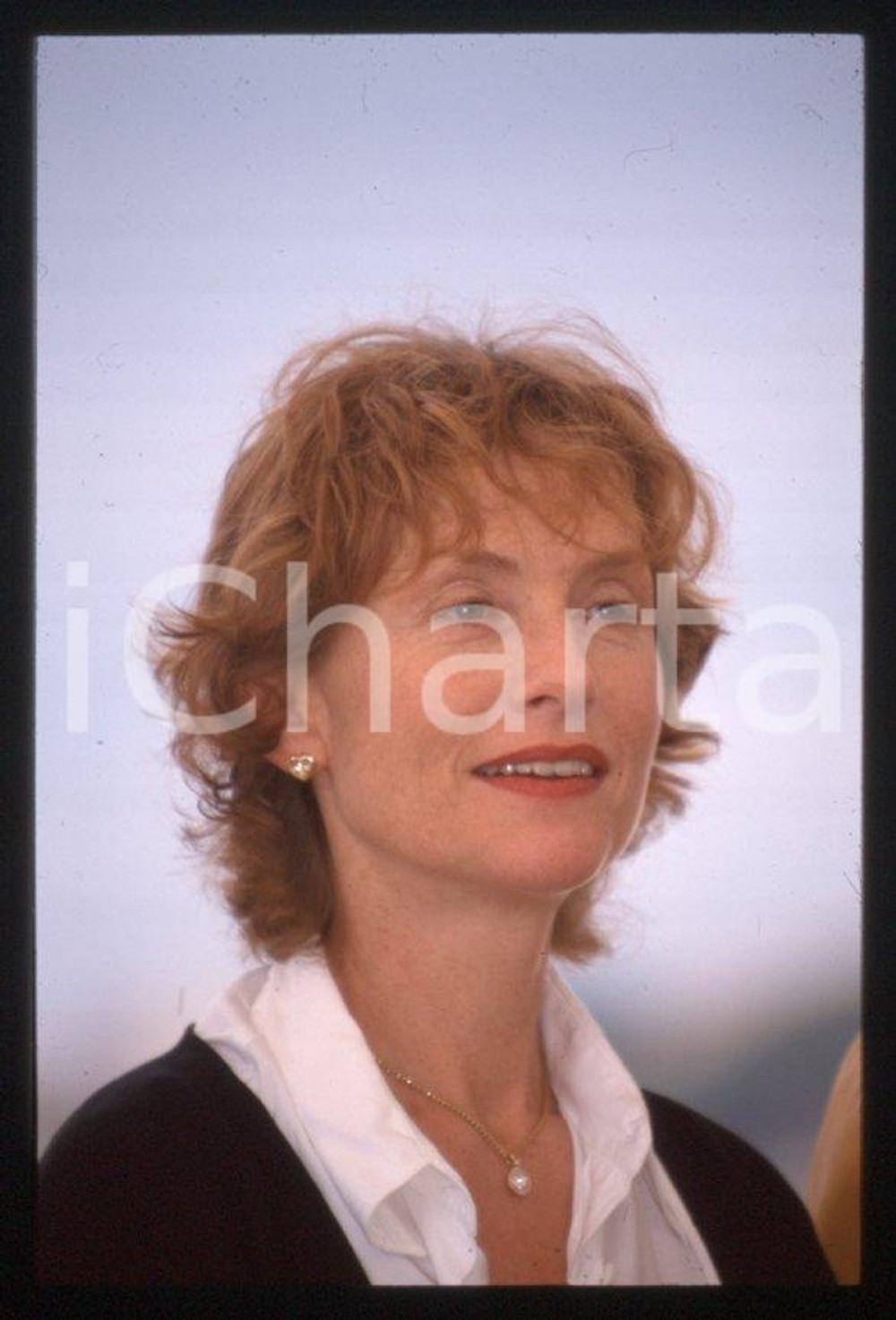 Fotografia d epoca originale 1998 Isabelle HUPPERT Festival CANNES 35 mm vintage slide 10 1