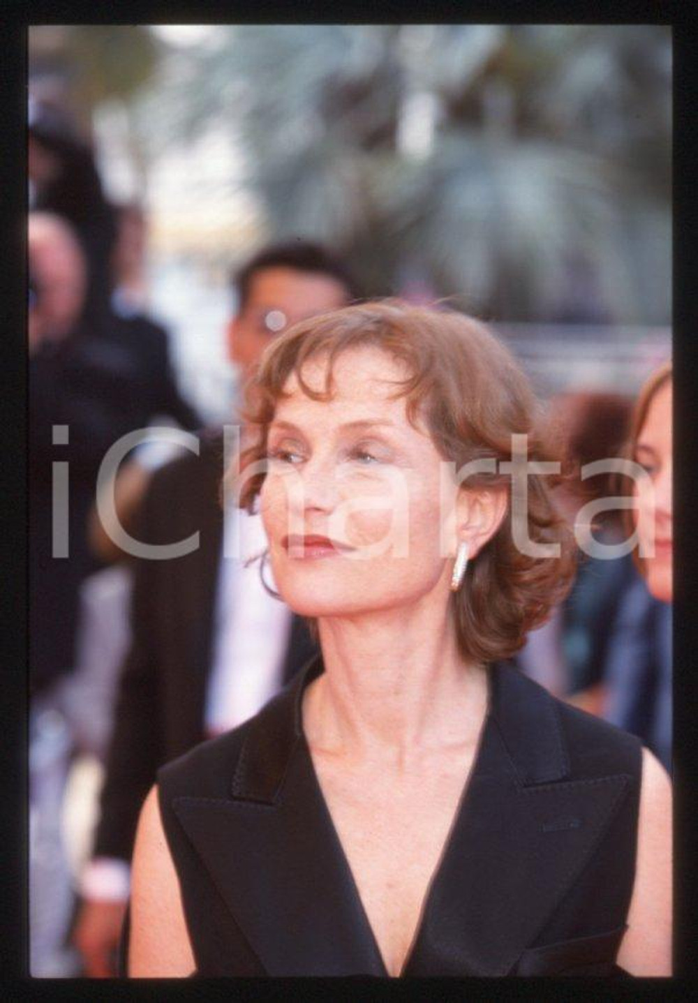 Fotografia d epoca originale 1998 Isabelle HUPPERT al Festival di CANNES 35 mm vintage slide 2 1
