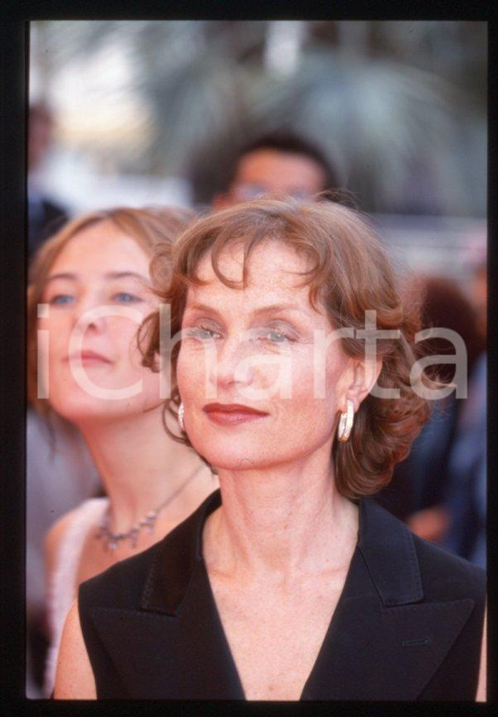 Fotografia d epoca originale 1998 Isabelle HUPPERT al Festival di CANNES 35 mm vintage slide 3 1