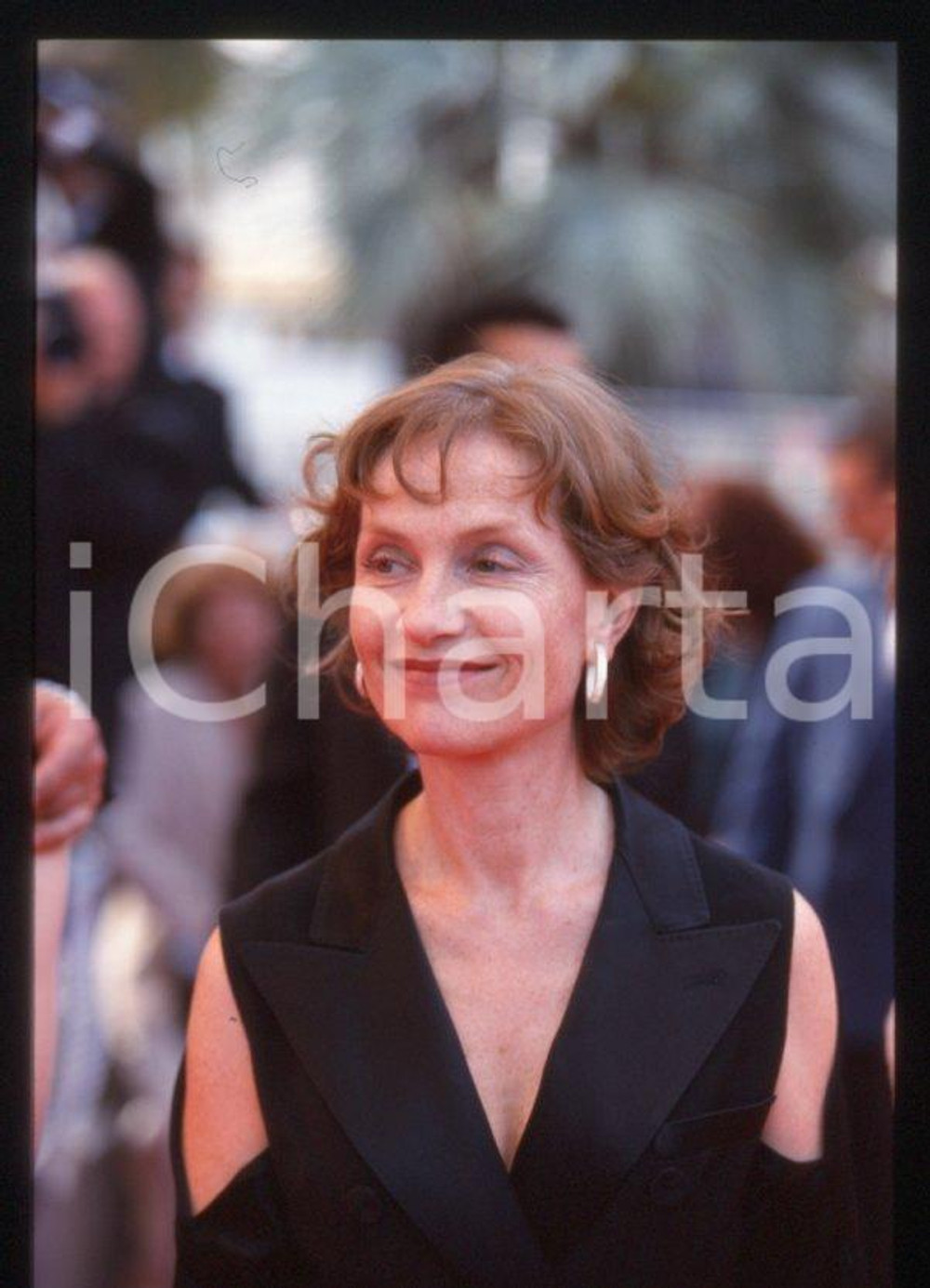 Fotografia d epoca originale 1998 Isabelle HUPPERT al Festival di CANNES 35 mm vintage slide 4 1