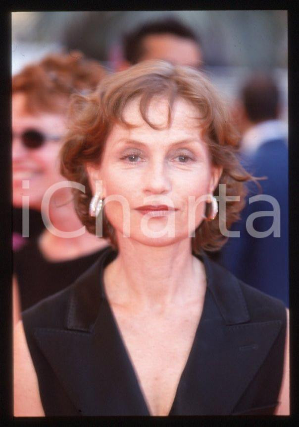 Fotografia d epoca originale 1998 Isabelle HUPPERT al Festival di CANNES 35 mm vintage slide 8 1