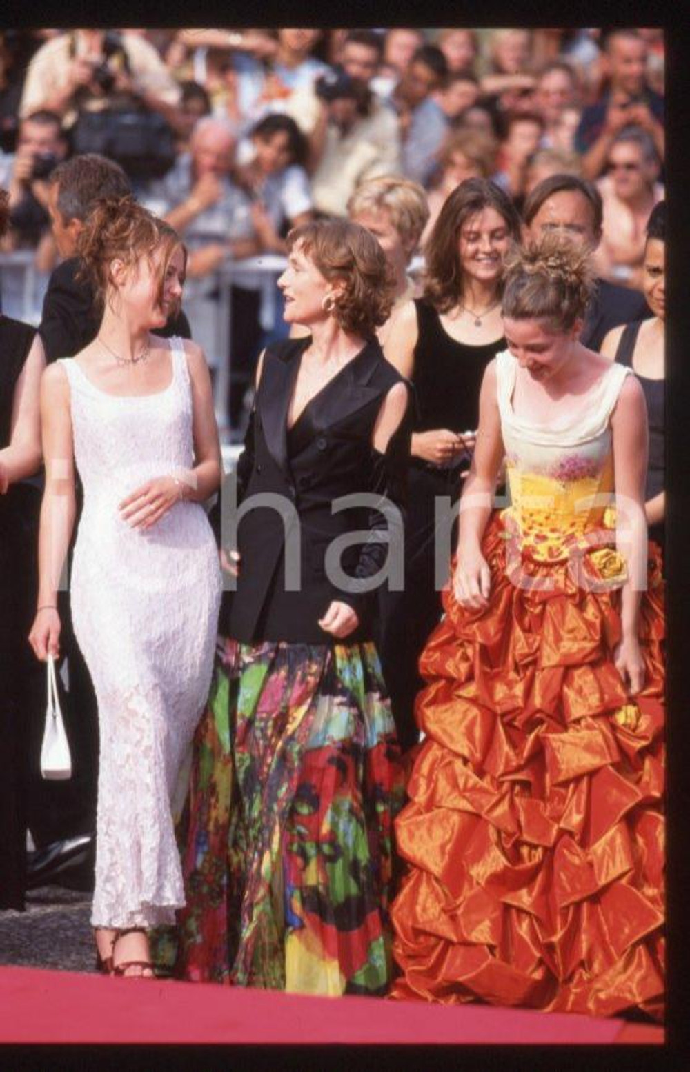 Fotografia d epoca originale 1998 Isabelle HUPPERT al Festival di CANNES 35 mm vintage slide 13 1