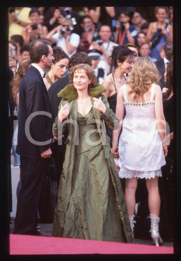 Fotografia d epoca originale 1998 Isabelle HUPPERT al Festival di CANNES 35 mm vintage slide 16 1