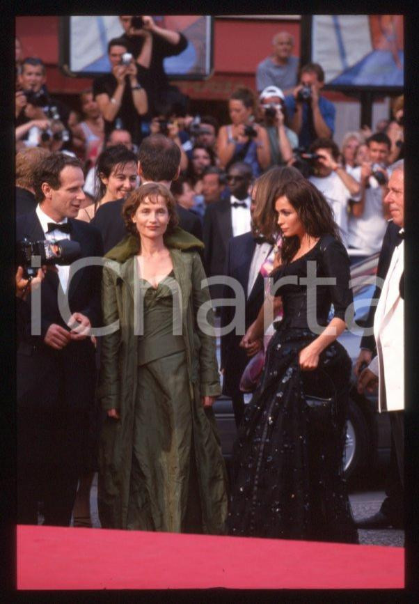 Fotografia d epoca originale 1998 Isabelle HUPPERT al Festival di CANNES 35 mm vintage slide 18 1