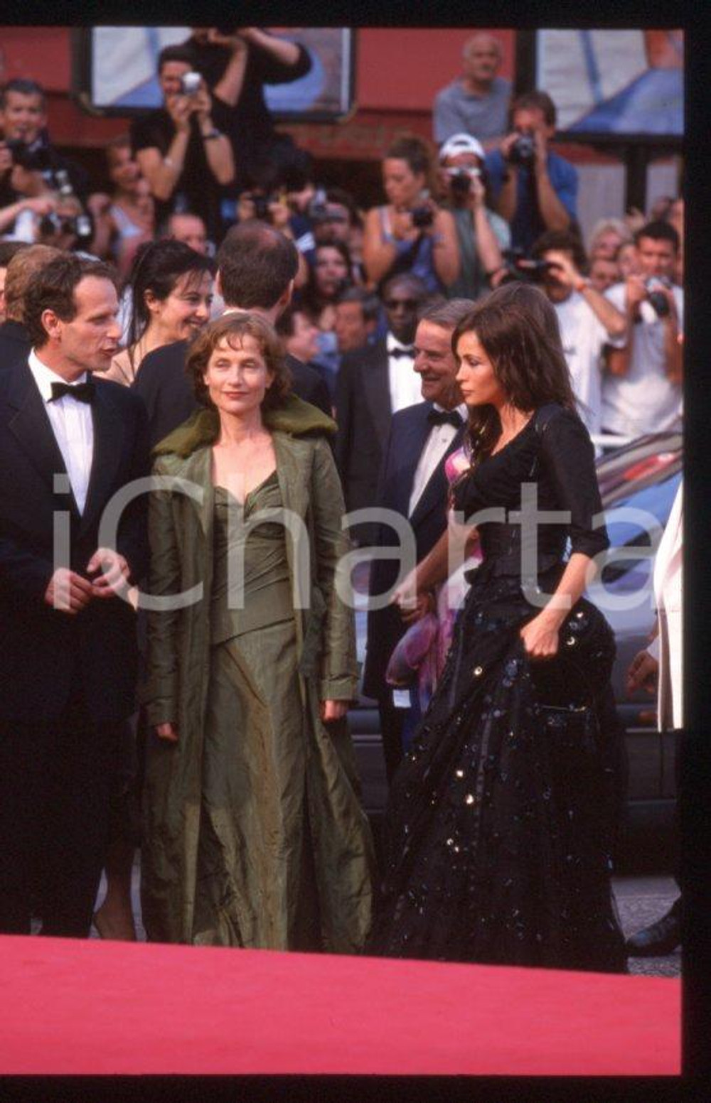 Fotografia d epoca originale 1998 Isabelle HUPPERT al Festival di CANNES 35 mm vintage slide 17 1