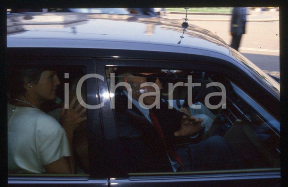 Fotografia d epoca originale 1988 MILANO Burt LANCASTER  35 mm vintage slide 6 1