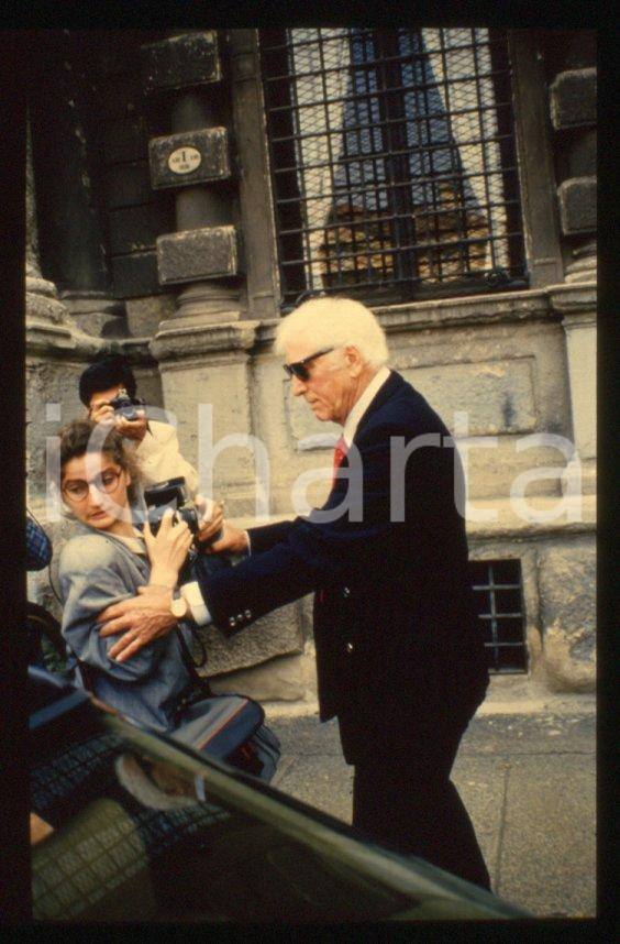 Fotografia d epoca originale 1988 MILANO Burt LANCASTER  35 mm vintage slide 9 1