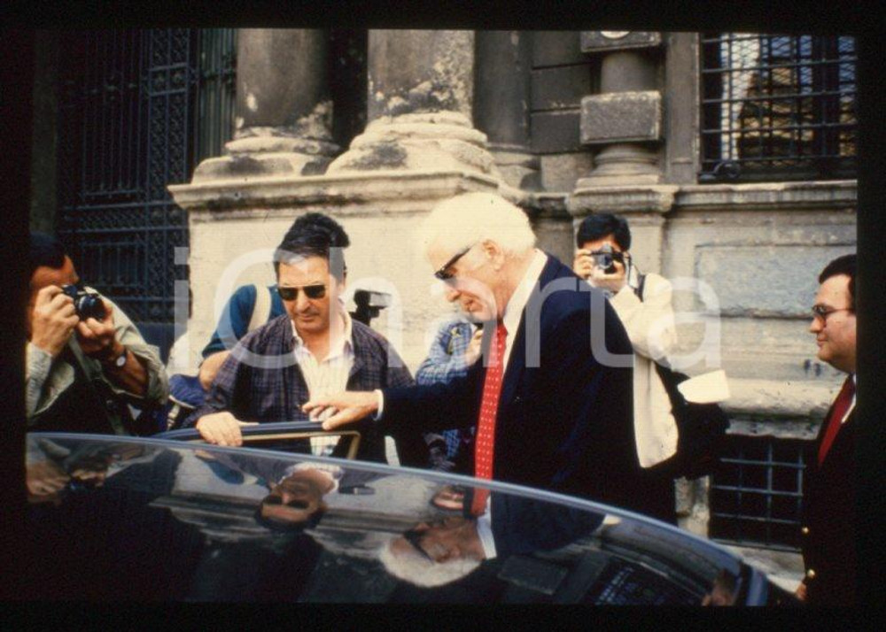 Fotografia d epoca originale 1988 MILANO Burt LANCASTER  35 mm vintage slide 13 1
