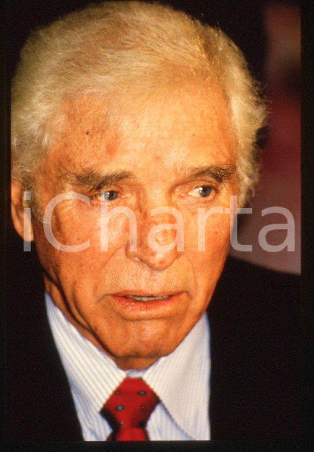 Fotografia d epoca originale 1988 MILANO Burt LANCASTER  35 mm vintage slide 21 1