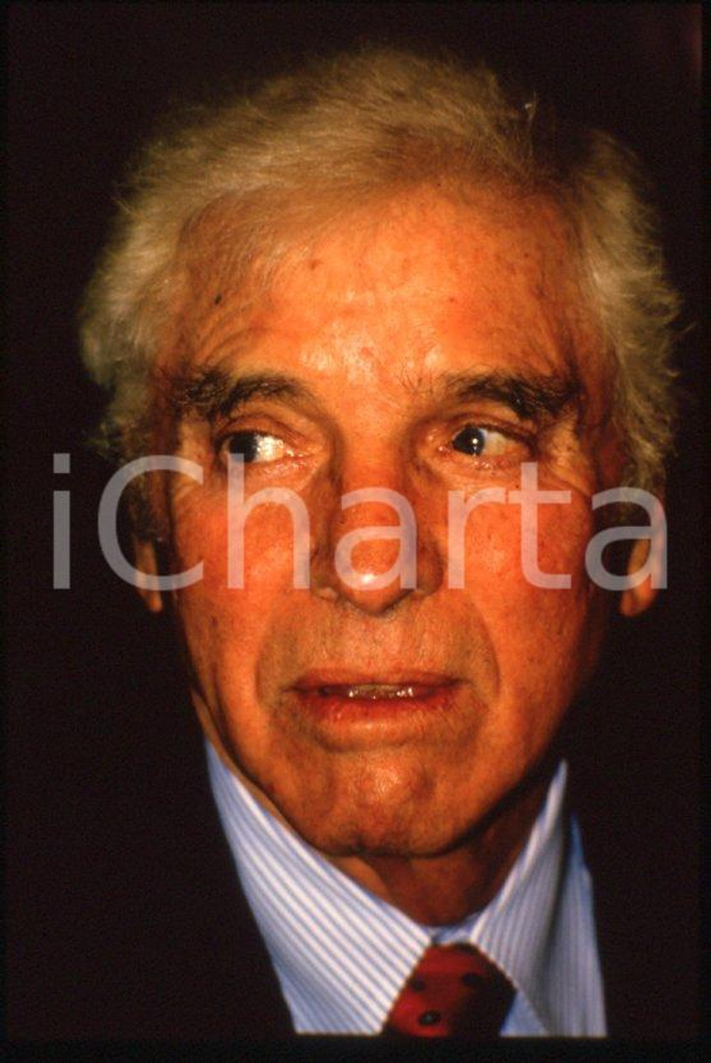 Fotografia d epoca originale 1988 MILANO Burt LANCASTER  35 mm vintage slide 27 1