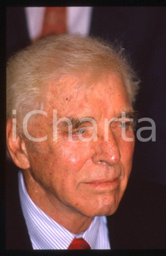 Fotografia d epoca originale 1988 MILANO Burt LANCASTER  35 mm vintage slide 39 1
