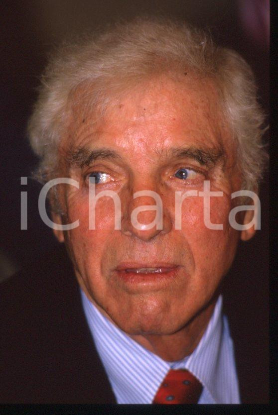 Fotografia d epoca originale 1988 MILANO Burt LANCASTER  35 mm vintage slide 40 1