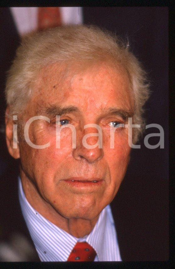 Fotografia d epoca originale 1988 MILANO Burt LANCASTER  35 mm vintage slide 41 1