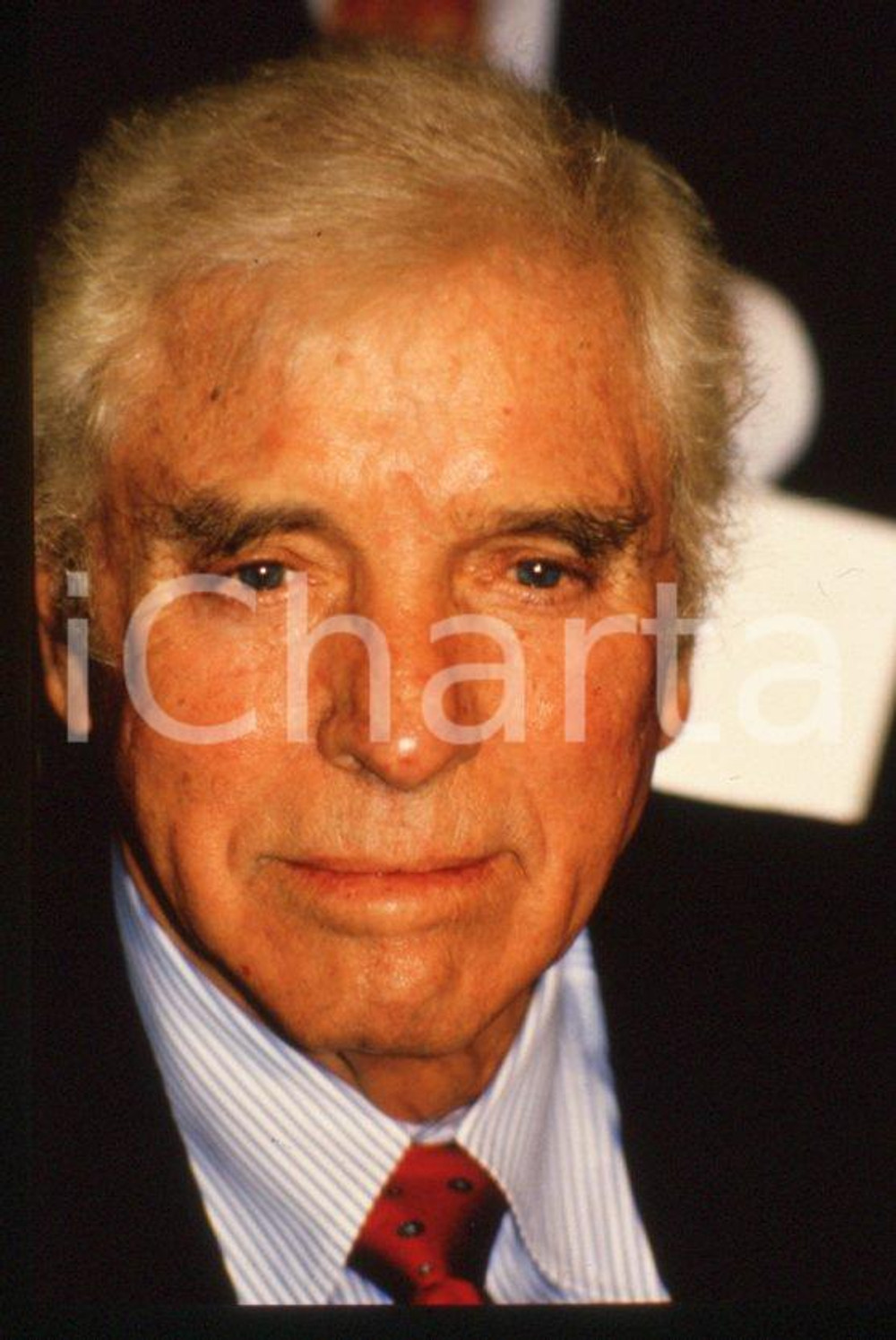 Fotografia d epoca originale 1988 MILANO Burt LANCASTER  35 mm vintage slide 42 1