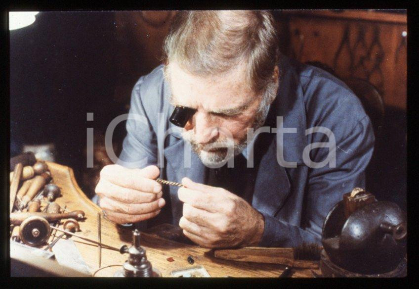 Fotografia d epoca originale 1988 Burt LANCASTER La bottega dell orefice  35 mm vintage slide 1
