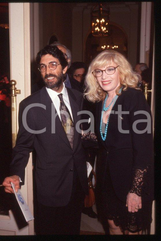 Fotografia d epoca originale 1990 Monica VITTI Roberto RUSSO  35 mm vintage slide 1