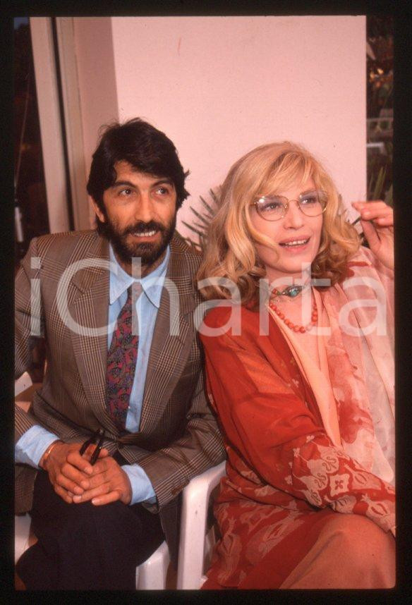 Fotografia d epoca originale 1995 ca Monica VITTI Roberto RUSSO  35 mm vintage slide 3 1