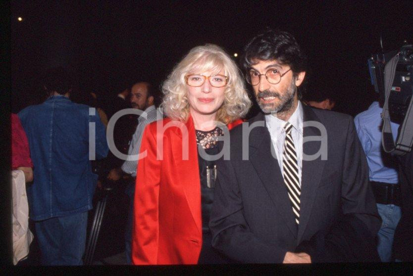 Fotografia d epoca originale 1995 ca Monica VITTI Roberto RUSSO  35 mm vintage slide 8 1