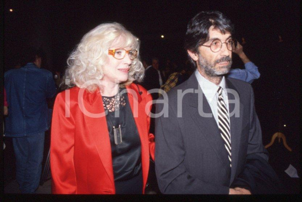 Fotografia d epoca originale 1995 ca Monica VITTI Roberto RUSSO  35 mm vintage slide 13 1