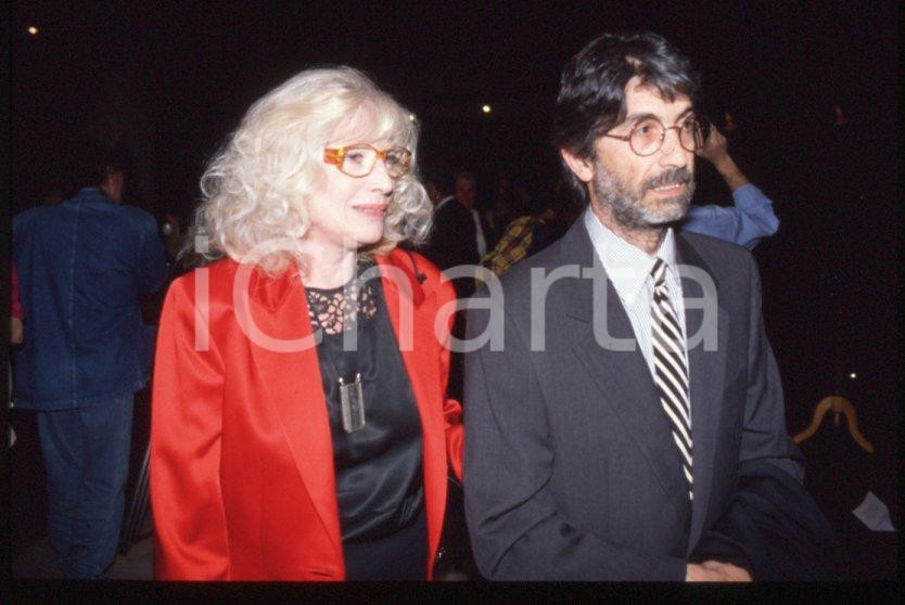 Fotografia d epoca originale 1995 ca Monica VITTI Roberto RUSSO  35 mm vintage slide 13 1