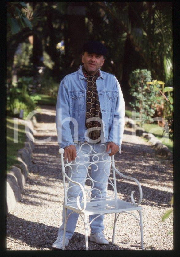 Fotografia d epoca originale 1995 ca Giorgio FALETTI Ritratto dell autore  35 mm vintage slide 3 1