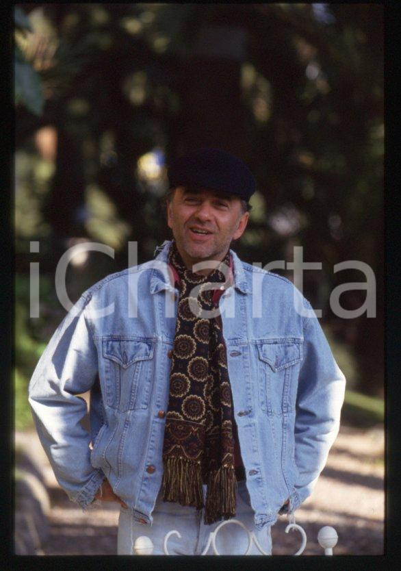 Fotografia d epoca originale 1995 ca Giorgio FALETTI Ritratto dell autore  35 mm vintage slide 4 1