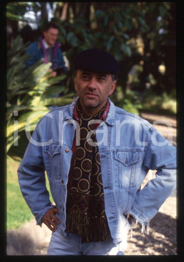 Fotografia d epoca originale 1995 ca Giorgio FALETTI Ritratto dell autore  35 mm vintage slide 11 1