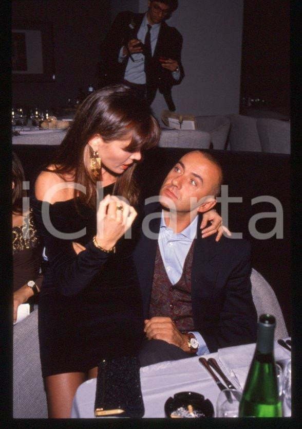 Fotografia d epoca originale 1995 ca Giorgio FALETTI Ritratto dell attore  35 mm vintage slide 13 1
