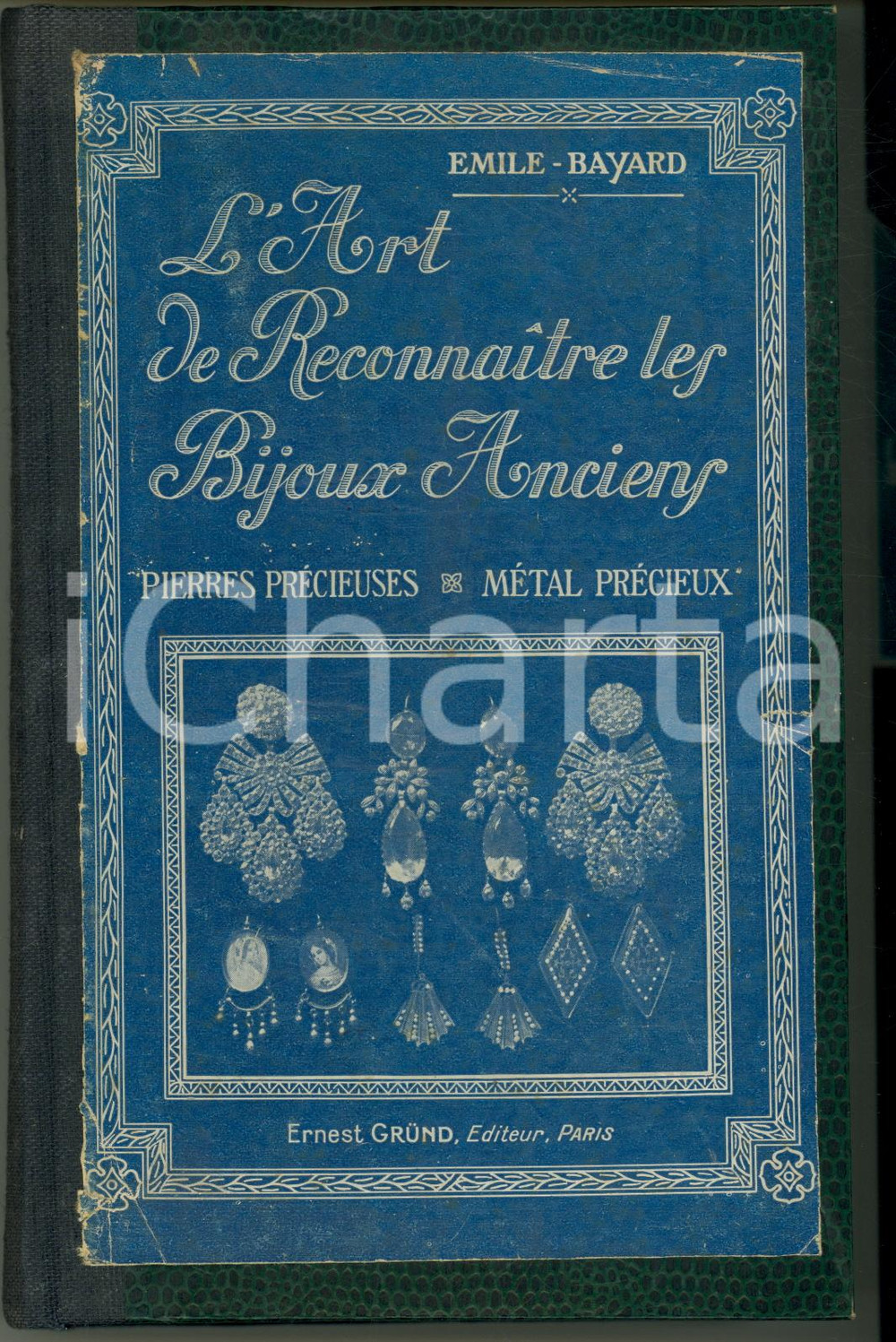 1948 Emile BAYARD L'art de reconnaître les bijoux anciens - Ed. GRUND PARIS Brossura editoriale, con copertina flessibile. In lingua francese.Illustrato b/n.PAGINE: 313EDITORE:  Ernest Gründ - Paris GOOD/buono  Formato: 14x20 cm originale e autentica 1