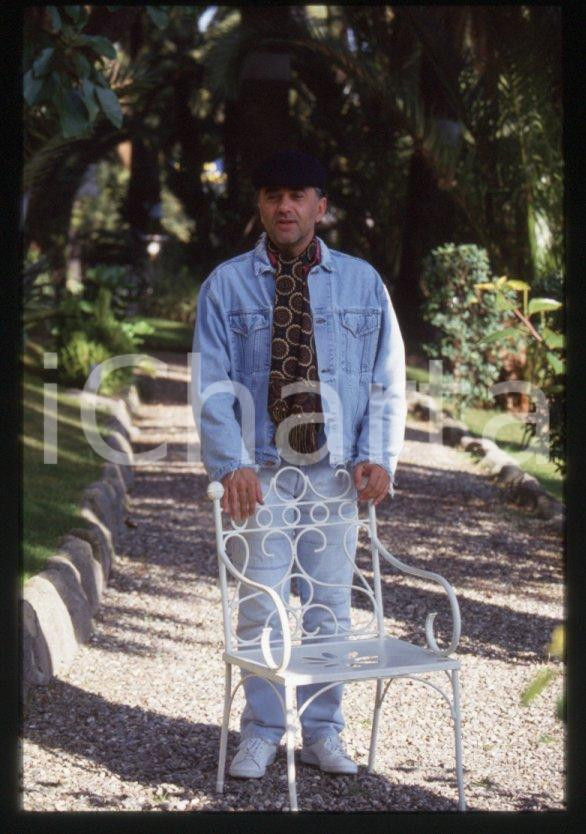 Fotografia d epoca originale 1995 ca Giorgio FALETTI Ritratto dell attore  35 mm vintage slide 22 1