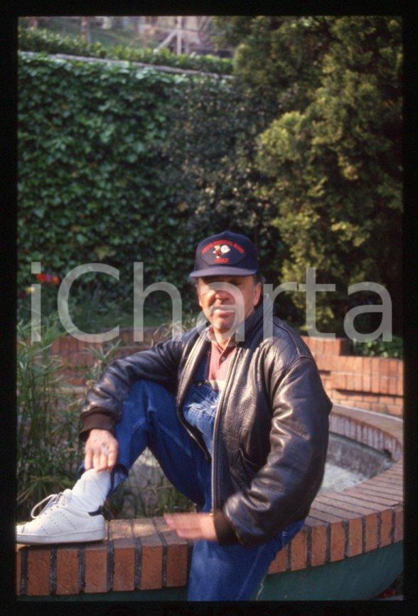Fotografia d epoca originale 1995 ca Giorgio FALETTI Ritratto dell attore  35 mm vintage slide 53 1