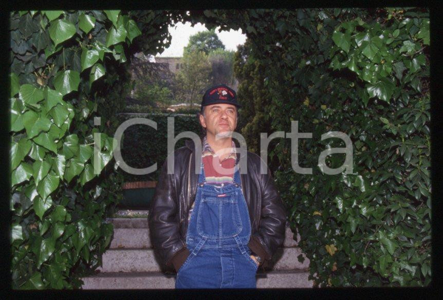 Fotografia d epoca originale 1995 ca Giorgio FALETTI Ritratto dell attore  35 mm vintage slide 56 1