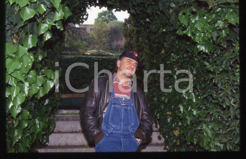 Fotografia d epoca originale 1995 ca Giorgio FALETTI Ritratto dell attore  35 mm vintage slide 60 1