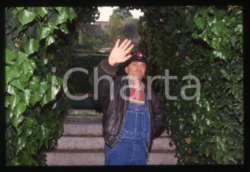 Fotografia d epoca originale 1995 ca Giorgio FALETTI Ritratto dell attore  35 mm vintage slide 61 1
