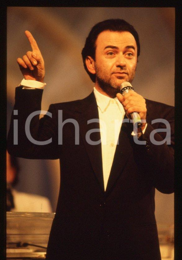 Fotografia d epoca originale 1995 ca Giorgio FALETTI Ritratto dell attore  35 mm vintage slide 73 1